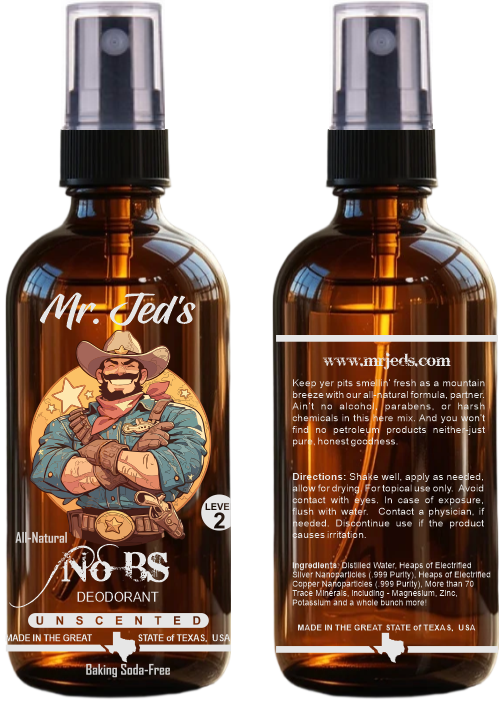 Mr. Jed's No BS Deodorant 4 oz. bottle