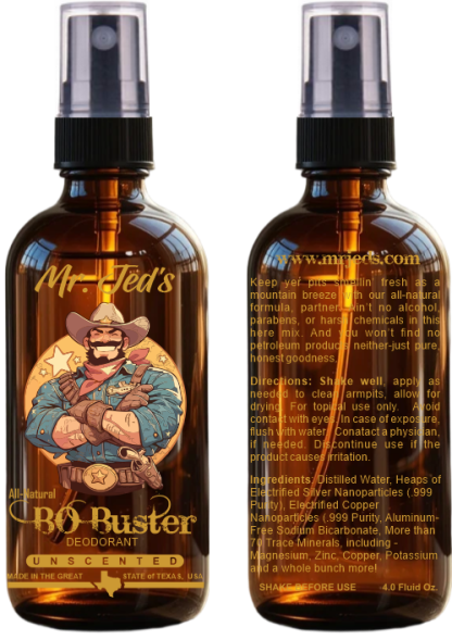 Mr. Jed's BO Buster Deodorant 4 oz.