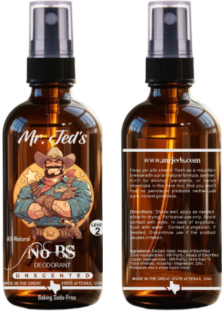 Mr. Jed's No BS Deodorant 4 oz.