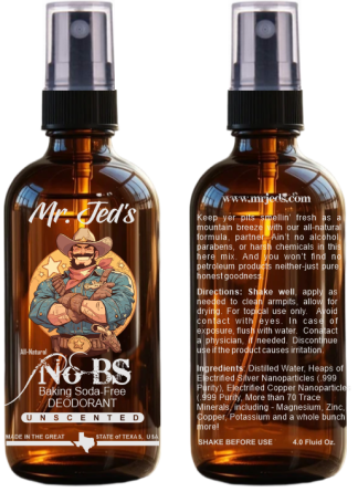 Mr. Jed's No BS Deodorant 4 oz.